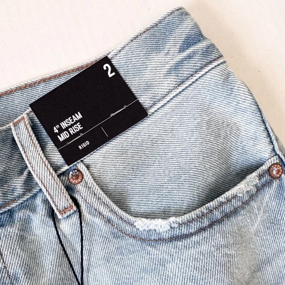 Express Midi Jean Shorts - Picture 6 of 8
